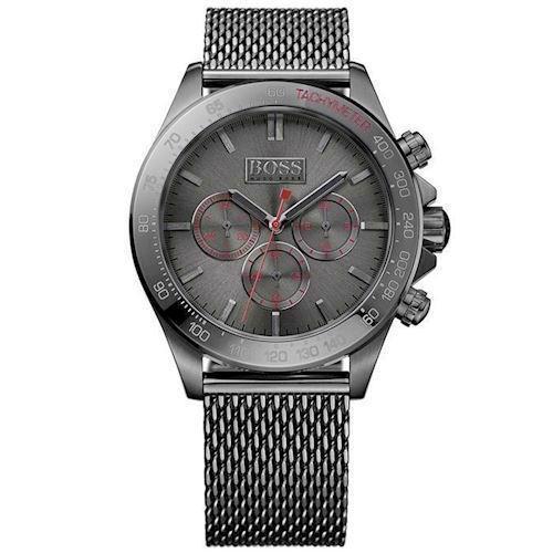 Image of Hugo Boss Ikon chrono IP grå quartz herre ur, model 1513443